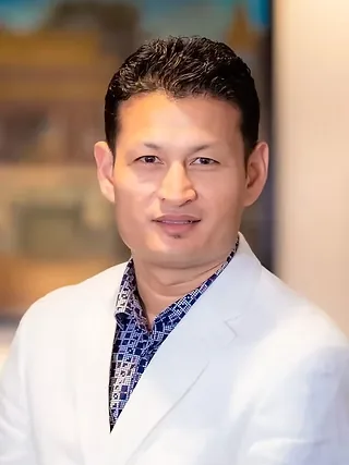 Portrait of Ojash Shrestha, President and Architect at Novelty Technology