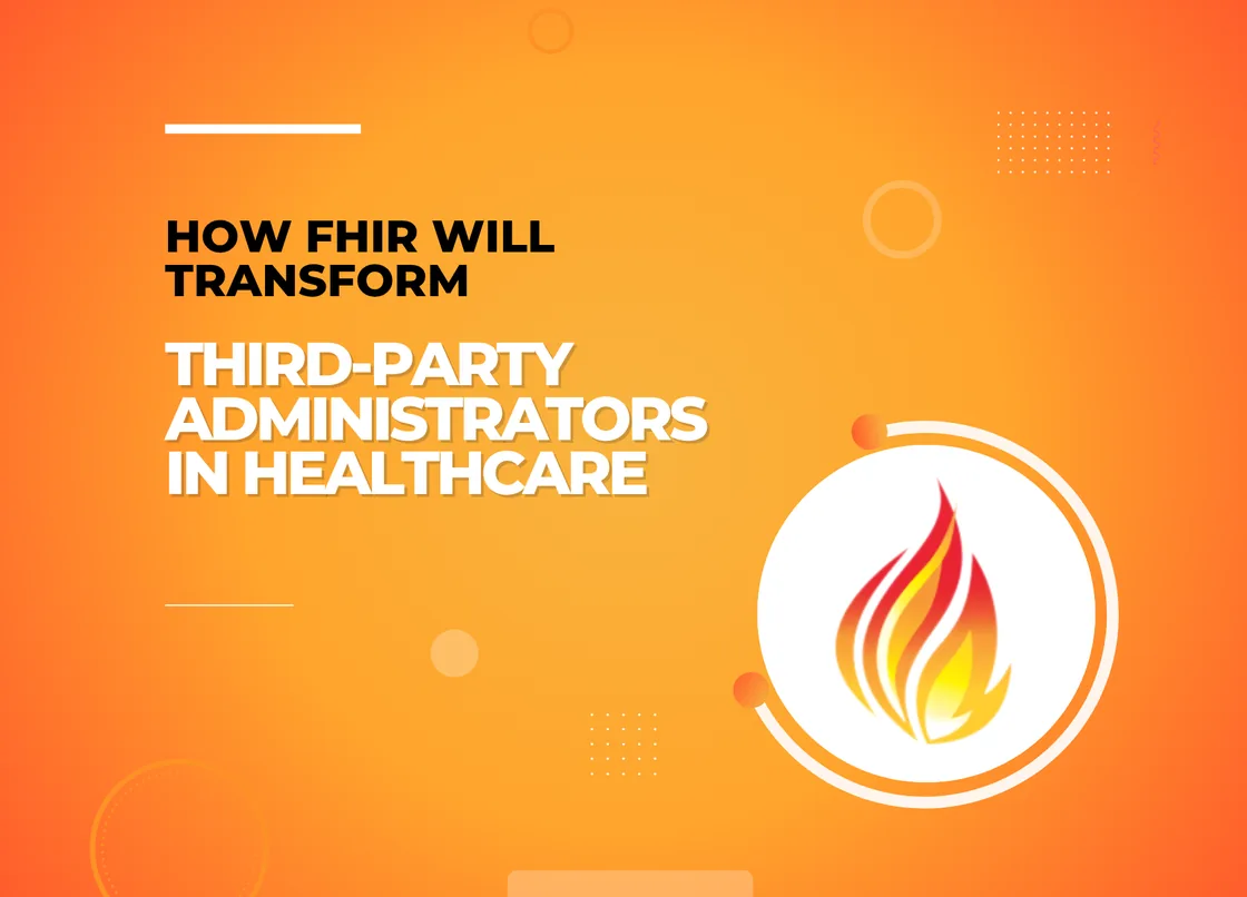 FHIR connecting patients, providers, insurers, EHRs, and PBMs, showing transformation in healthcare.